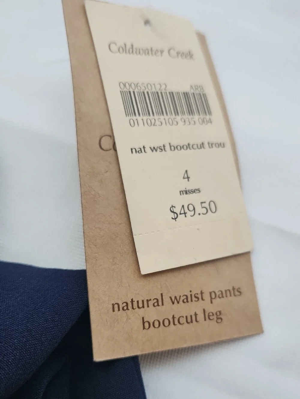 Coldwater Creek blue boot